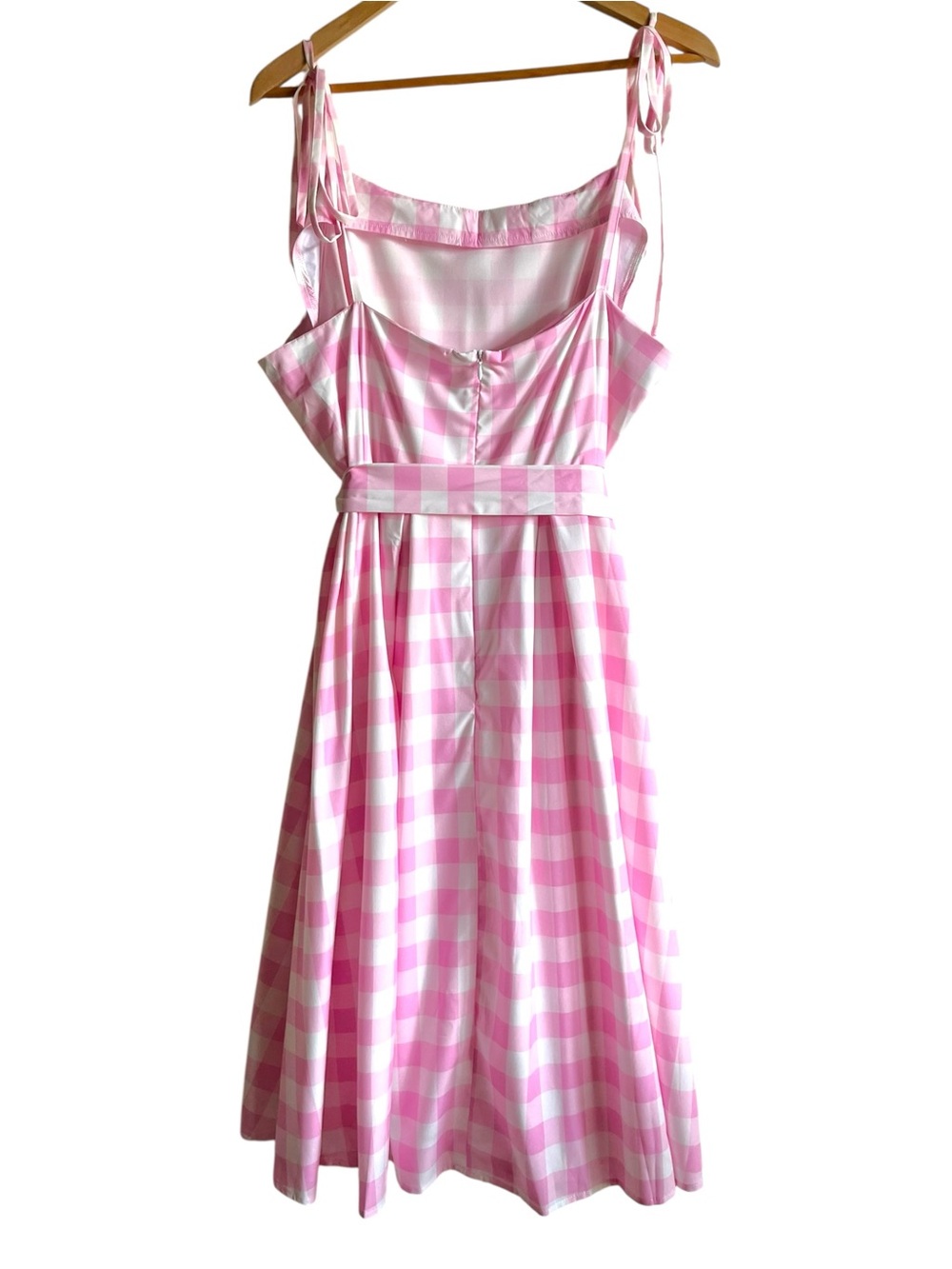 Barbie Movie Pink Gingham Barbiecore Fit & Flare Dress XXL Costume - Picture 7 of 15